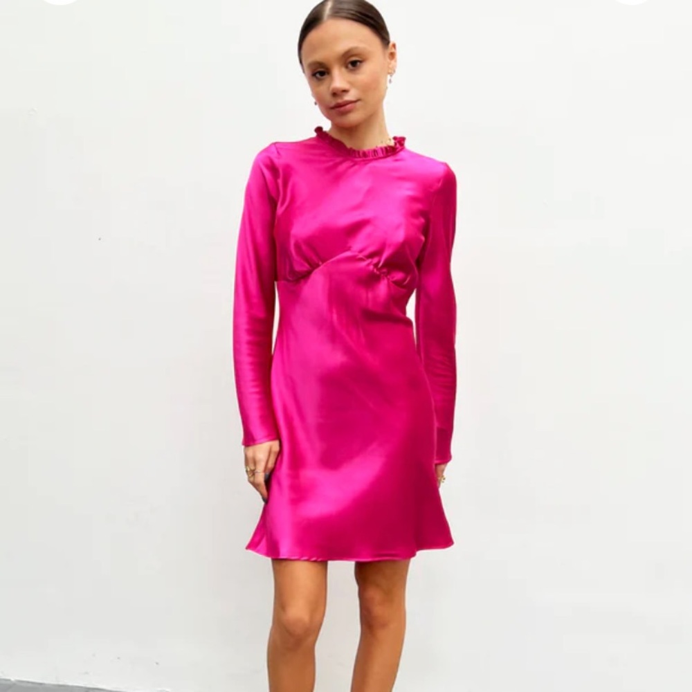 neverfullydressed Pink Mini Lily Dress